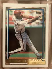 Wes Chamberlain [Gold Winner] Baseball Cards 1992 Topps Gold Prices
