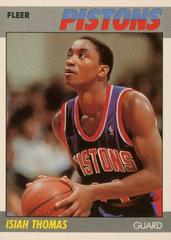 Isiah Thomas #106 Basketball Cards 1987 Fleer Prices
