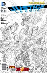 Justice League [Lee Sketch] #10 (2012) Comic Books Justice League Prices