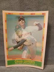 Craig Lefferts #130 Baseball Cards 1990 Sportflics Prices