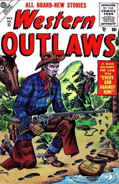 Western Outlaws #11 (1955) Comic Books Western Outlaws