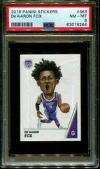 DE'Aaron Fox #363 Basketball Cards 2018 Panini Stickers Prices