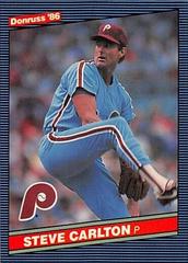 Steve Carlton #183 Baseball Cards 1986 Donruss Prices