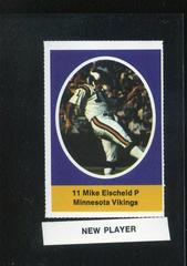 Mike Eischeid Football Cards 1972 Sunoco Stamps Update Prices