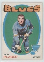 Bob Plager #103 Hockey Cards 1971 O-Pee-Chee Prices