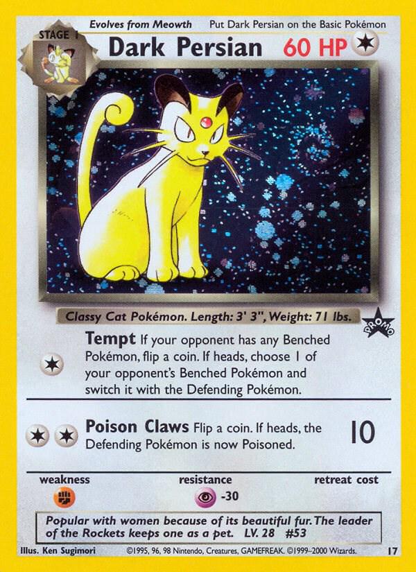 Dark Persian #17 Pokemon Promo