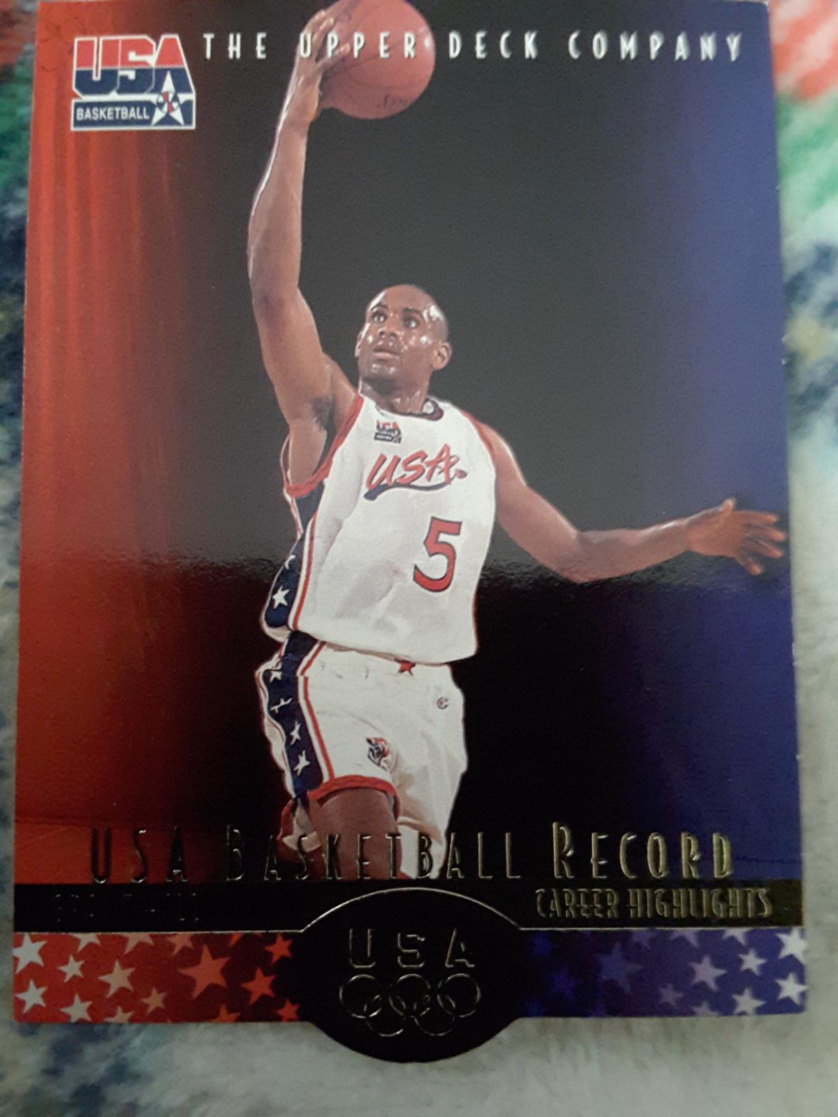 Grant Hill [Die Cut] #8 Basketball Cards 1996 Upper Deck USA