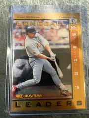 Mark McGwire Baseball Cards 1997 Panini Donruss Long Ball Leaders Prices
