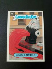 Gushing GARFIELD #447a 1987 Garbage Pail Kids Prices