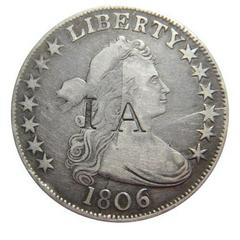 1806 [INVERTED 6] Coins Draped Bust Half Dollar Prices