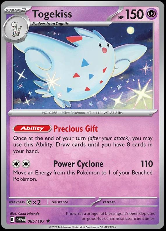 Togekiss #85 Pokemon Obsidian Flames