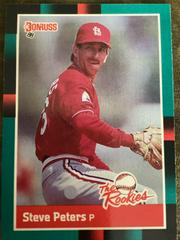 Steve Peters Baseball Cards 1988 Donruss Rookies Prices