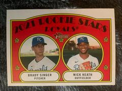 Brady Singer / Nick Heath #129 Baseball Cards 2021 Topps Heritage Prices