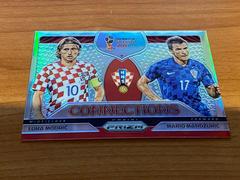 Luka Modric, Mario Mandzukic [Silver Prizm] Soccer Cards 2018 Panini Prizm World Cup Connections Prices