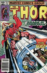 The Mighty Thor [Newsstand] #317 (1982) Comic Books Mighty Thor Prices