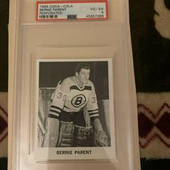 Bernie Parent [Perforated] Hockey Cards 1965 Coca Cola Prices