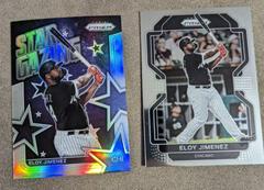 Eloy Jimenez [Silver Prizm] #SG-7 Baseball Cards 2022 Panini Prizm Star Gazing Prices