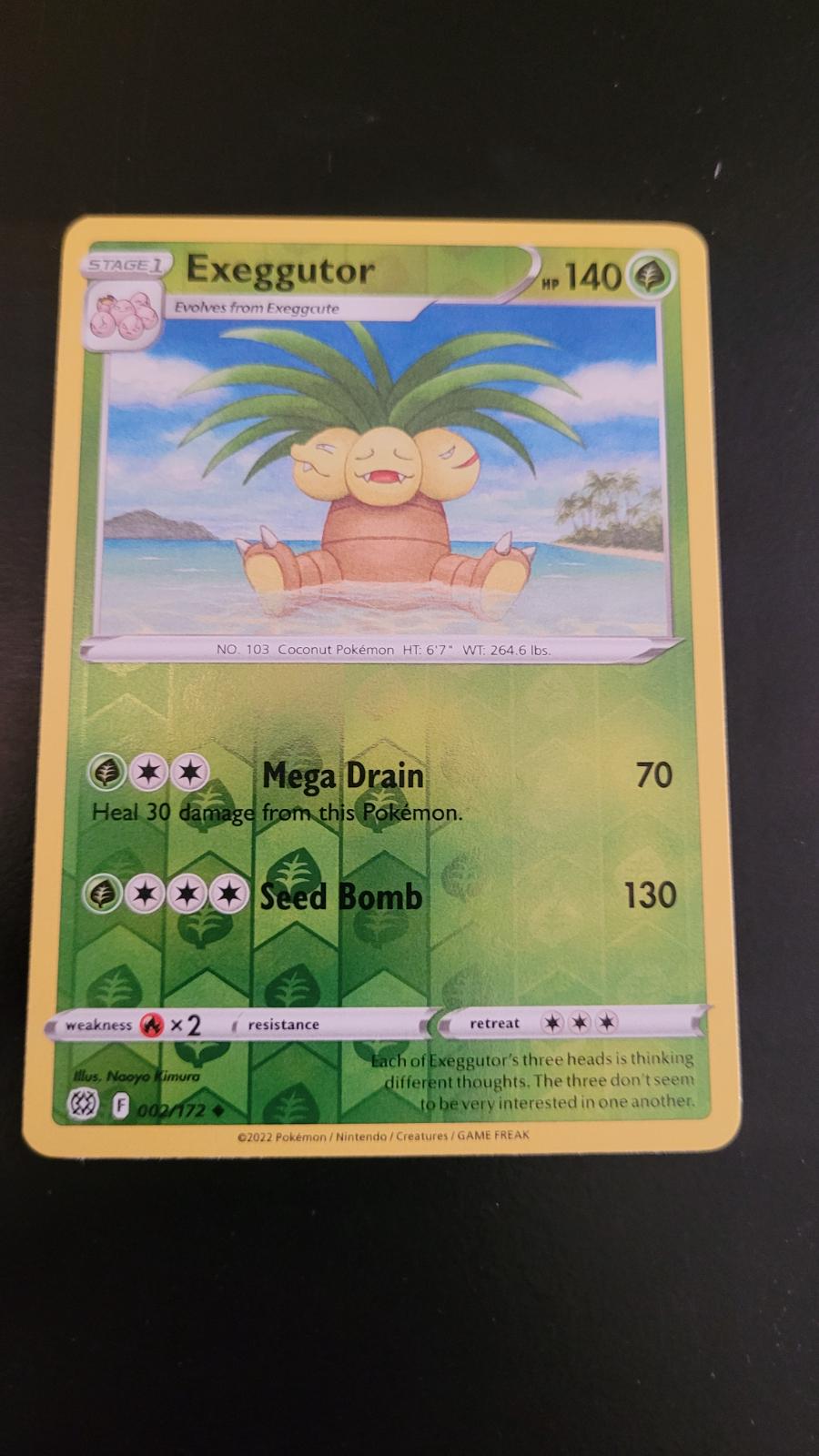 Exeggutor [Reverse Holo] Ungraded Pokemon Brilliant Stars