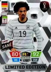Leroy Sane Soccer Cards 2022 Panini Adrenalyn XL FIFA World Cup Qatar Limited Edition Prices
