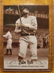 Babe Ruth #14 Baseball Cards 2017 Leaf Babe Ruth Immortal Collection Prices