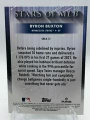 2022 Topps Series 1 Byron Buxton Jersey Number Medallion + ‘87 Mojo Chrome  Twins