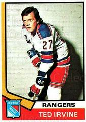 Ted Irvine #264 Hockey Cards 1974 Topps Prices