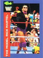 The Model Showing Off | Rick Martel Wrestling Cards 1991 Classic WWF
