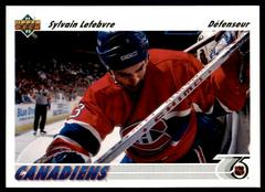 Sylvain Lefebvre Hockey Cards 1991 Upper Deck Prices