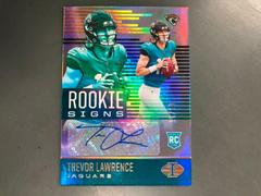 Trevor Lawrence [Gold] #RS-TL Football Cards 2021 Panini Illusions Rookie Signs Autographs Prices