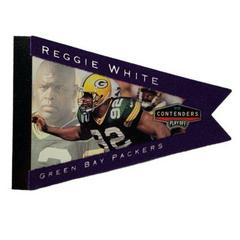 Reggie White [Registered Exchange] Football Cards 1998 Playoff Contenders Pennants Prices