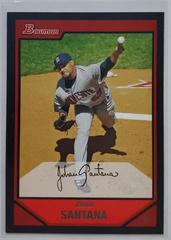 Johan Santana #35 Baseball Cards 2007 Bowman Prices