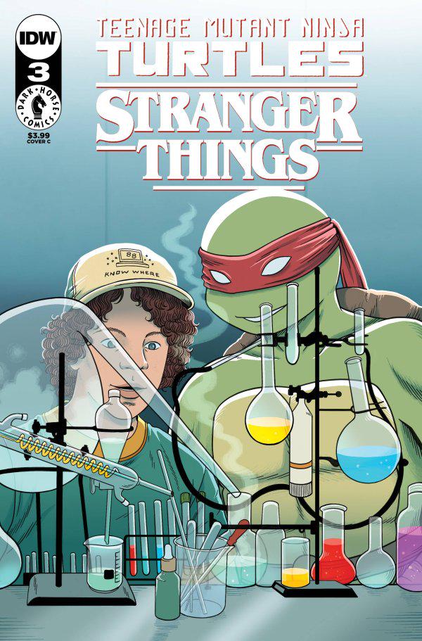 Teenage Mutant Ninja Turtles x Stranger Things [Woodall] #3 (2023) Comic Books Teenage Mutant Ninja Turtles x Stranger Things