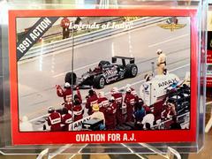 Ovation For AJ #46 Racing Cards 1992 Legends of Indy Prices