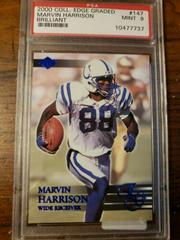 Marvin Harrison [Brilliant] #147 Football Cards 2000 Collector's Edge Graded Prices
