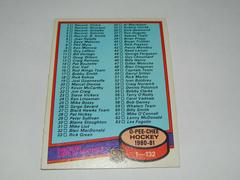 Checklist 1-132 Hockey Cards 1980 O-Pee-Chee Prices
