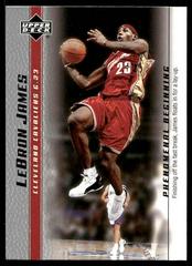 LeBron James #7 Basketball Cards 2003 Upper Deck Phenomenal Beginning Prices