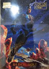 Black Bolt [Gold Foil Signature] Marvel 1994 Masterpieces Prices