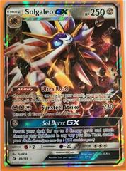 Carta Pokémon Lendário Solgaleo Gx Sol E Lua