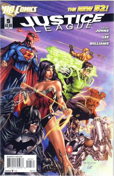 Justice League [Basaldua] #5 (2012) Comic Books Justice League