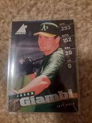 Jason Giambi #75 Baseball Cards 1998 Pinnacle Inside Prices