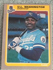 U. L. Washington #215 Baseball Cards 1985 Fleer Prices