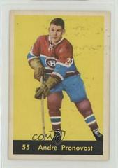 Andre Pronovost #55 Hockey Cards 1960 Parkhurst Prices