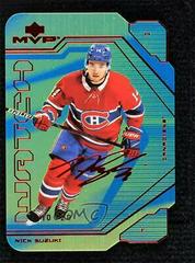 Nick Suzuki [Green] #90 Hockey Cards 2021 Upper Deck MVP Colors and Contours Prices