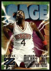 Michael Cage #123 Basketball Cards 1996 Skybox Z Force Prices