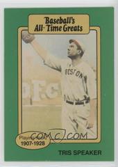 Tris Speaker Baseball Cards 1987 Hygrade All Time Greats Prices