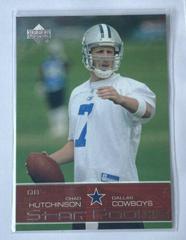 Chad Hutchinson Football Cards 2002 Upper Deck Prices