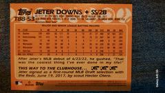 Back  | Jeter Downs Baseball Cards 2023 Topps Silver Pack 1988 35th Anniversary