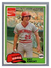 Ray Knight #8 Baseball Cards 1981 Coca Cola Prices