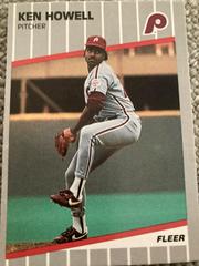 Ken Howell #U-108 Baseball Cards 1989 Fleer Update Prices