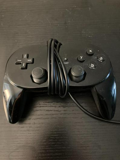 Black Wii Classic Controller Pro photo